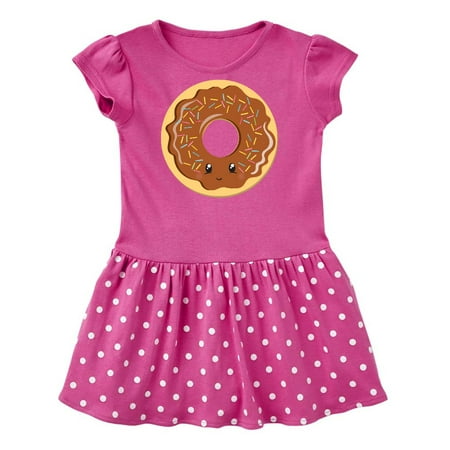 

Inktastic Chocolate Donut Gift Baby Girl Dress