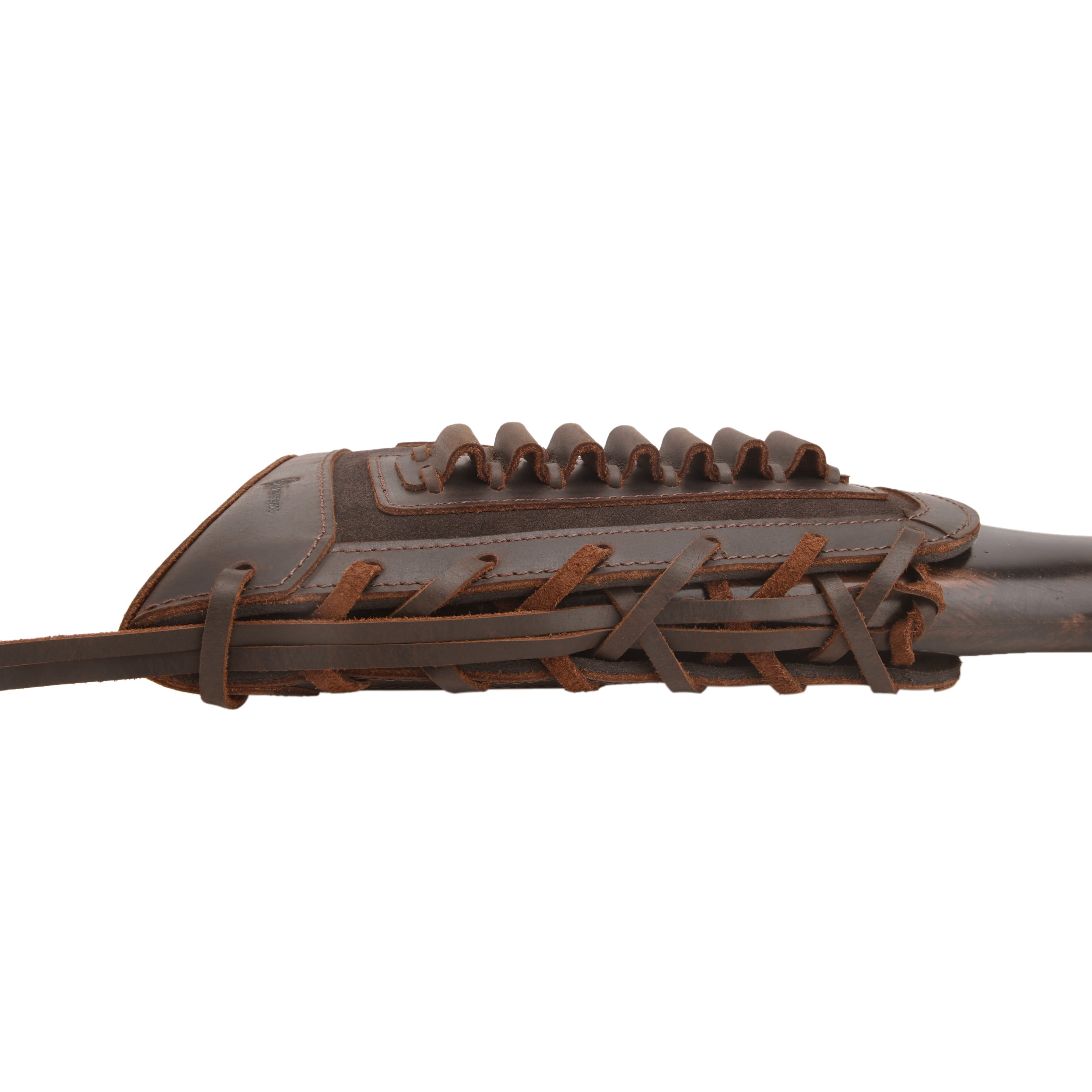 WAYNE'S DOG Leather Rifle Cheek Rest Pad Buttstock Gun Cover .357 .30/30 Hunting Shooting