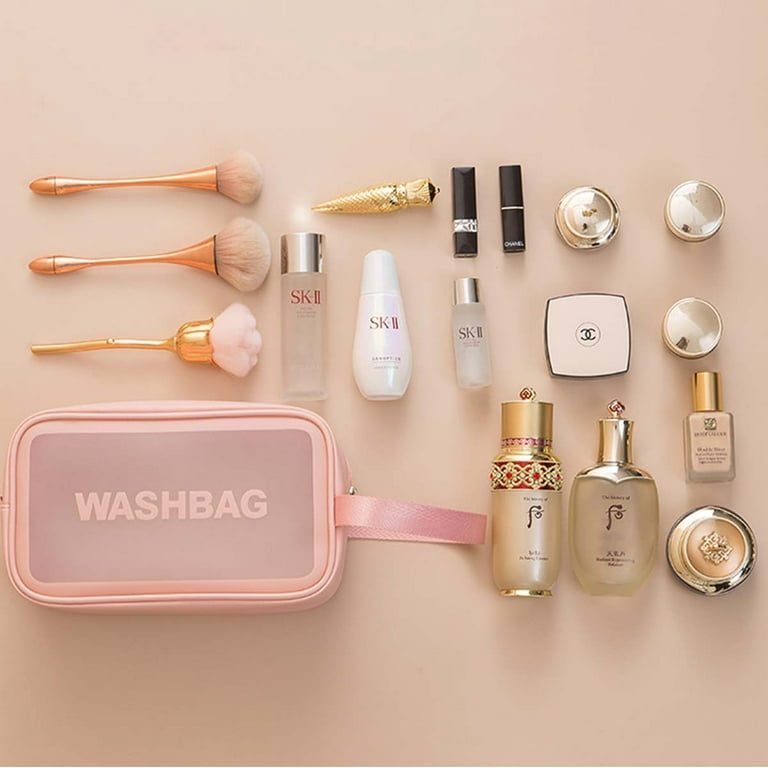 Portable Rose Gold Makeup Brush Holder Organizer Bag Waterproof