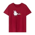 thumbnail image 1 of Camiseta de verano para mujer, ropa de calle suave, Tops simples de verano para acampar en la calle M, 1 of 7