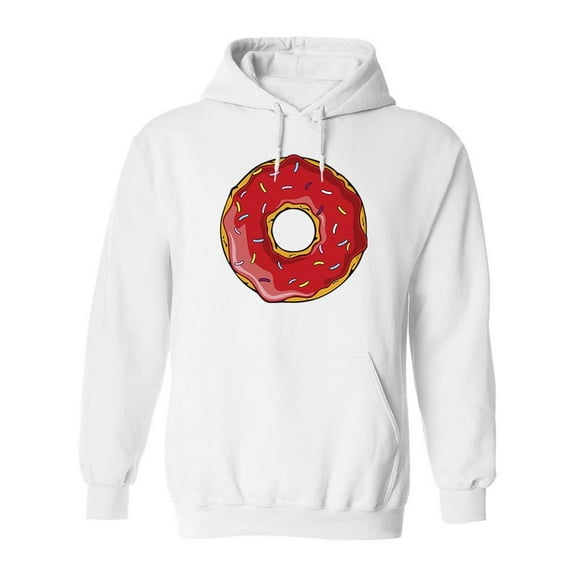 Glazed Donut Hoodie Men -SPIdeals Designs, Male Medium