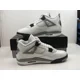 thumbnail image 2 of Ni-k-e Air Jordan 4 Retro Sneakers Men’s Size 11.5 “White Cement" FV5029-100, 2 of 5