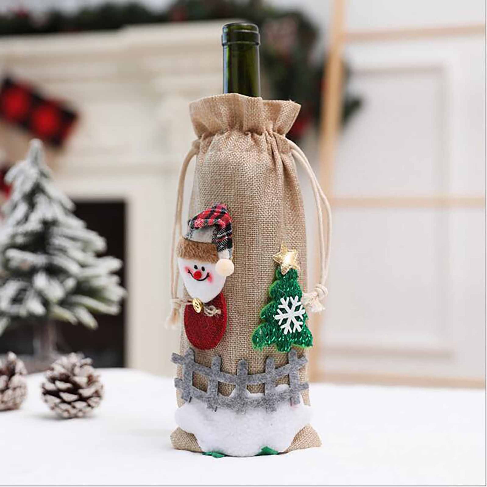 Useful Snowman Decorative Home Gift Bags Christmas Pretty Decorations Table Sets 