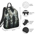 thumbnail image 2 of Balery Floral Angelic White Wings Mochila Ligera para Hombres y Mujeres – Resistente y Impermeable, Ideal para la Escuela, el Trabajo, los Viajes y el Uso Diario, 2 of 7