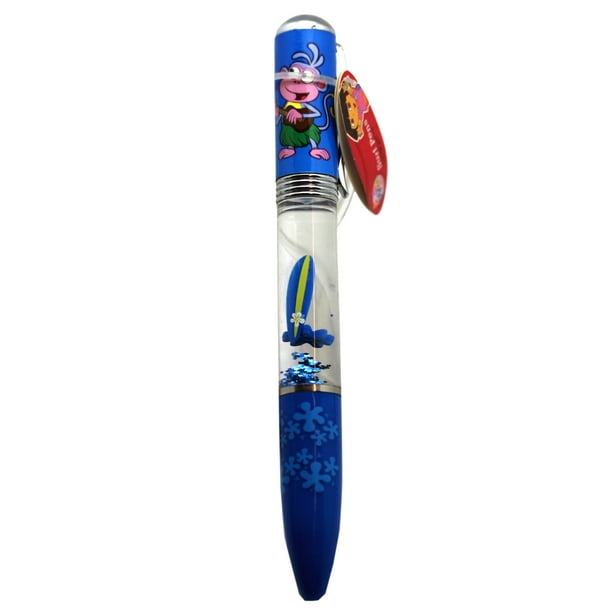 Dora the Explorer Tropical Blue Snow Globe Ballpoint Pen (Black Ink