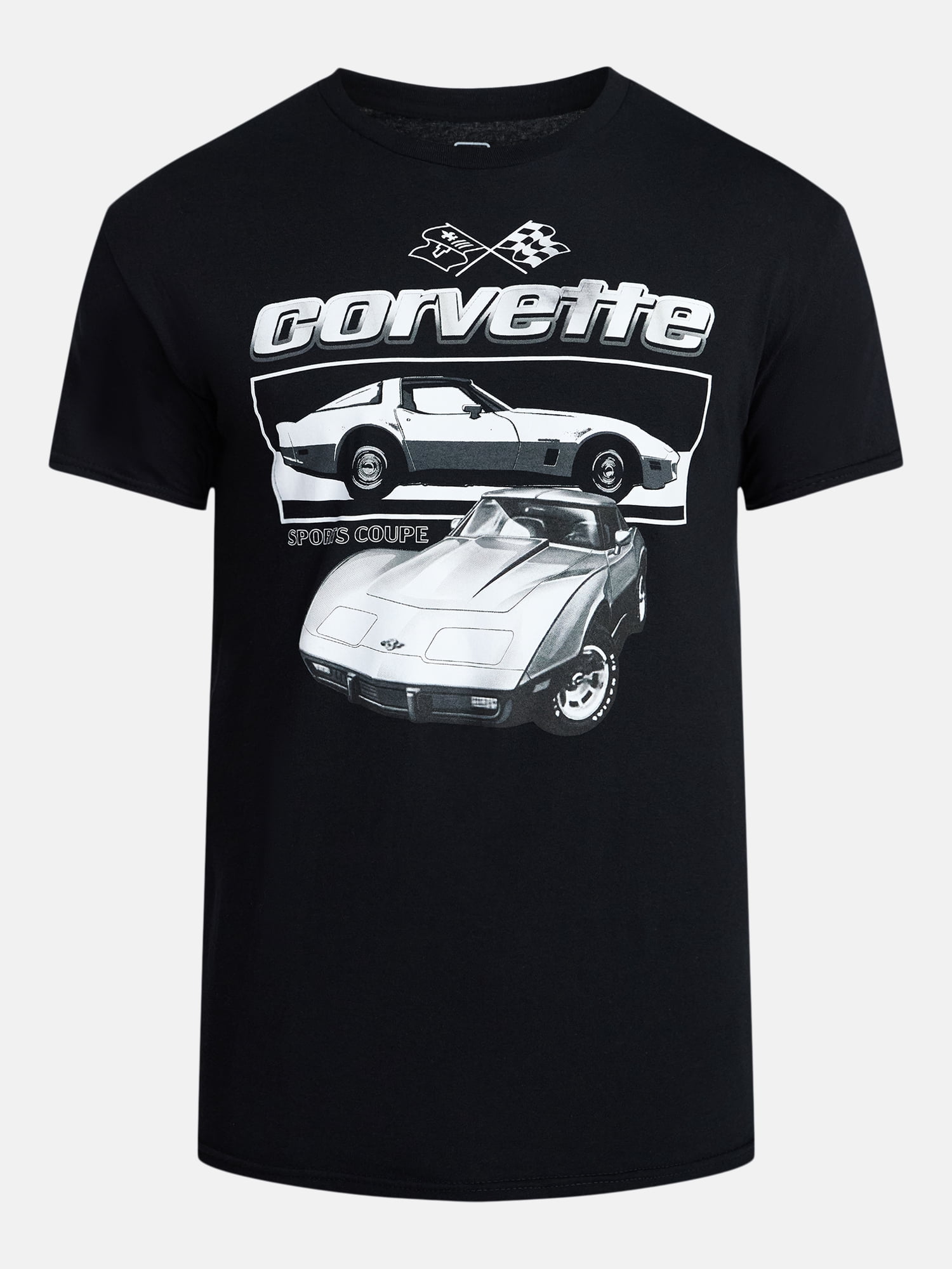 Chevrolet Corvette Men's and Big Men's Graphic Tee with Short Sleeves, Sizes S-3XL