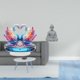 thumbnail image 2 of Estatua de escultura de cisne,Escultura de cisne para decoración del hogar Adorno de San Valentín,Estatua de ganso,figura acrílica,artesanía coleccionable,Estatua de mono,Estatua de Buda, 2 of 8