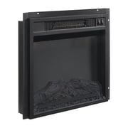 Camden 48 Corner Tv Stand W/Fireplace Black