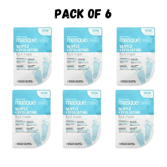 Masque Bar Exfoliant pour les Pieds, Lot de 6