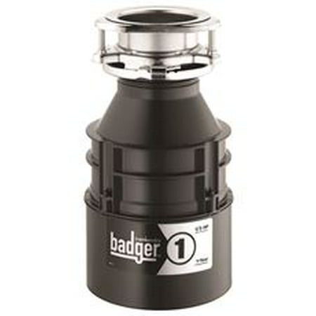 Insinkerator Badger 1 Garbage Disposal With Power Cord, 1/3 (Best Garbage Disposal For The Money)
