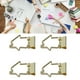 thumbnail image 4 of Clips de Carpeta de Papel de de Milano Dorados, Clip de Almacenamiento de Archivos de Oficina de Larga en Caja de Metal, 15 UDS., 4 of 7