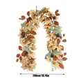 thumbnail image 3 of Fall Decorations, Halloween Decorations Indoor, Wall Hanging Decor, Hanging Porch Decor, 79 Inch Faux Autumn Foliage Vine with Small White Pumpkins for Indoor and Outdoor Seasonal, 3 of 8