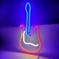 thumbnail image 7 of Mosey LED Neon Sign USB/Battery Operated Ultra-bright Guitar-Shaped Neon Light Wall Art Decoration for Holiday Party Bar, 7 of 7