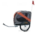 thumbnail image 1 of 20 Inch Inflatable Wheel Pet Bike Trailer, Aluminum Rim Wheels And Steel Frame Bicycle Cart Dog Carrier ShopWise Round, 1 of 11
