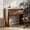 Rustic Brown, variant on Topcobee Extendable Computer Desk with 2 Storage Drawers Convertible Home Office Rolling Study Writing Desk, Modern Furniture for Home Office-Rustic Brown