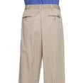 thumbnail image 3 of Half Elastic Flat Front Men's Slacks Big Sizes Available, 3 of 5
