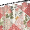 thumbnail image 3 of Pioneer Flower Floral Print Pattern Shower Curtain 72"x72" ,Bathroom Decorative Shower Curtains Set with 12 Hooks,Modern Waterproof Washable Shower Curtain, 3 of 6