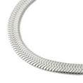 thumbnail image 2 of Non-304 Stainless Steel Herringbone Chain Bracelet for Men Women Stainless Steel Color 7-1/8 inch(18cm), 2 of 3
