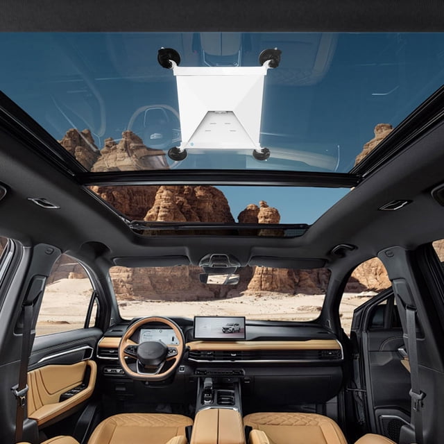 Satellite Suction Cup Mount, Satellite Car Mount Ation Kit Easy To Install Weatherproof for RV Boat