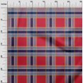 thumbnail image 2 of oneOone Viscose Chiffon Fabric Madras Check Print Fabric By Yard 42 Inch Wide, 2 of 4