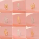thumbnail image 3 of Anillo de cristal con forma de mariposa para mujer, Piercing falso, Clip para la nariz, joyería corporal, 3 of 5