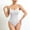 White, variant on Viluyesy Womens Sculpting Bodysuit, Tummy Control Adjustable Strap Seamless Slim Fit High Compression Full Bodysuit Khaki L