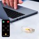 thumbnail image 5 of USB Flame Lamp with Remote Control, Glass Bottle Simulated Fire Light, Flickering LED Night Light for Bedroom Living Room Decor, 1-Pack, 5 of 5