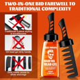 thumbnail image 3 of Hair Setting Gel With Dip Comb Men Care Styling Wax Solution 100ml, 3 of 4