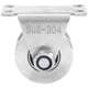 thumbnail image 1 of 1Pack U-Type Stainless Steel Pulley Block Mute Bearings Groove Sliding Roller Track Wheel, 1 of 5