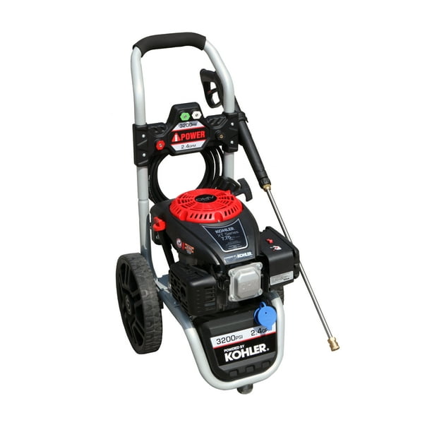 Simpson Megashot Ms60805 S 3000 Psi At 2 4 Gpm Honda Gcv160 Cold Water Pressure Washer With Surface Scrubber 60808 The Home Depot