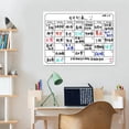 thumbnail image 3 of Calendario reutilizable Naiovety Tabla planificadora mensual semanal 40 * 30 cm PET, 3 of 6
