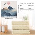 thumbnail image 6 of Yayeee 6 Pack Kitchen Dish Cloths for Washing Dishes Soft Absorbent Microfiber Towels, Art Mountains, 6 of 9