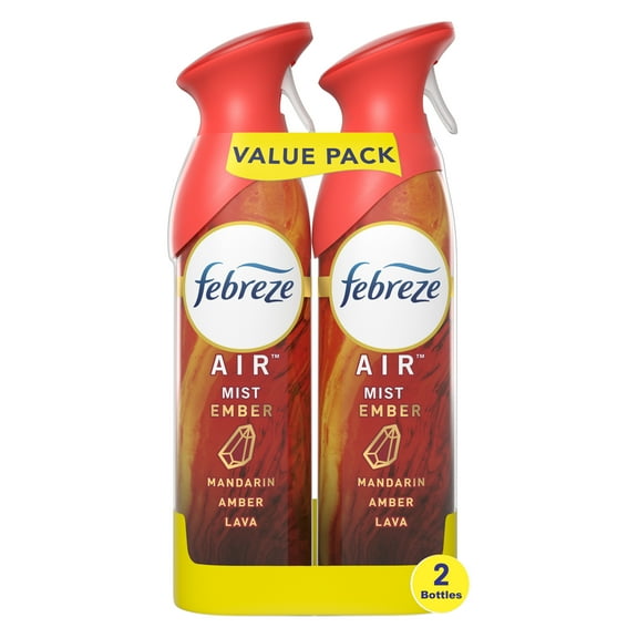 Febreze Air Effects Ember Scent Air Freshener, 8.8 oz. Can, Pack of 2