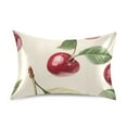 thumbnail image 7 of Yayeee Pillowcase Standard Size Set of 2 Satin Wrinkle Resistant Pillow Case, Cute Cherry, 7 of 7