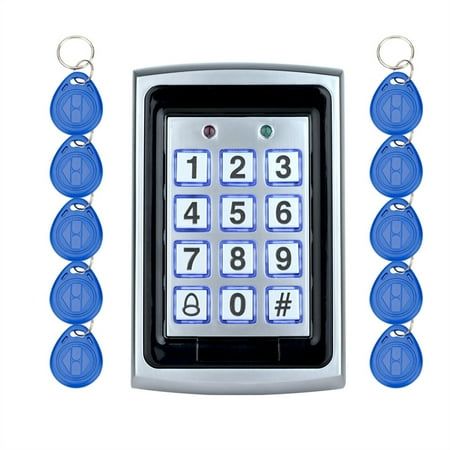 Metal RIFD out door keyboard access control Keypad rfid card reader for security system Long Lasting