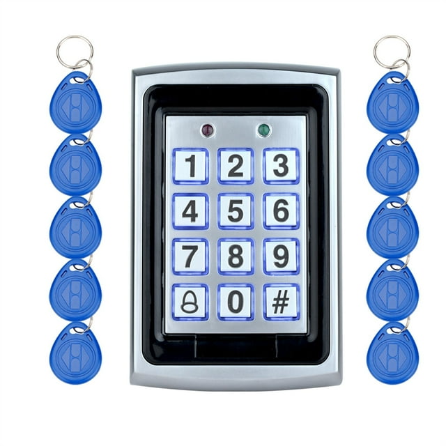 Metal RIFD out door keyboard access control Keypad rfid card reader for security system ,Ultra-Quiet Operation