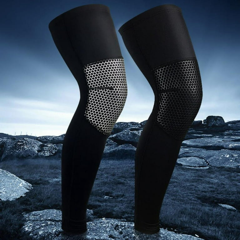Promotions! Outdoor Full Leg Compression Sleeves for Men Women Long Knee  Brace Support Protector for Running Basketball Cycling Sport Football  Weightlift Workout Arthritis 