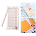 thumbnail image 2 of Langgg Paper Cutter Portable Paper Paper Cutter Trimmer and Book Cover Gift Box Home Paper Trimming Scorer for Cardstock Craft Projects 38x21CM, 2 of 8