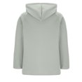 thumbnail image 4 of MELDVDIB Womens Zip-Up Hoodies Fashion Casual Solid Color Oversized Hooded Sweatshirts Fall Winter Long Sleeve Sport Jacket Tops Gray XL, 4 of 6