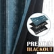 thumbnail image 3 of Cortinas Jinchan Blackout de 90 pulgadas de largo, estilo bohemio, blanco/azul, geométricas, 3 of 7