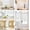 White, variant on Window Paper Shades Room,Temporary Window Shades No Drill Blinds Self Adhesive Blinds, Shades for Home Nursery Bedroom Kitchen Bathroom(Coffee,35"*60")