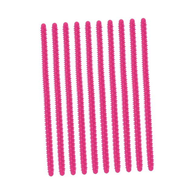 Rizador de pelo de silicona Flexible Yuyangstore para barbería 10 piezas rosa grande roja