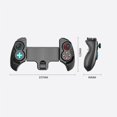 thumbnail image 2 of Computadora Teléfono Móvil Tableta Telescópica Inalámbrico Bluetooth Juego Mango Vibración Dual Para Switch / Ps3 Sweethay EL008595-00, 2 of 6