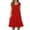 Red, variant on Summer Akafmk Women Maternity Dress,Plus Size Womens Casual Dresses,Womens Fashion Holiday Summer Solid Color Sleeveless Party Beach Dress Loose Fitting Flowy Sundress Beach Dress