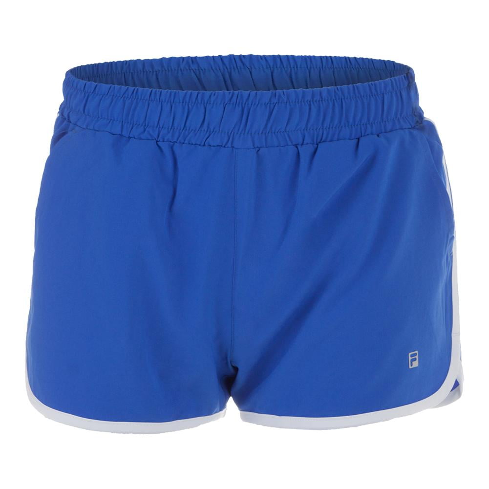 beschermen Maar arm Fila Women's Woven Practice Tennis Shorts, Amparo Blue, White, M -  Walmart.com