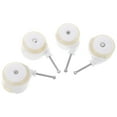 thumbnail image 2 of LOLIPPYY 4pcs Replacement Wheels For Baby Walkers - White Silent Mute Replacement Pu Stroller Wheel Parts - Caster Accessories For Folding Walker Cart Indoor Pushchair Pram, 2 of 7