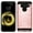 Pink, variant on LG V50 ThinQ Dual layer Metal Brushed Shockproof Armor Hybrid Case Cover Black
