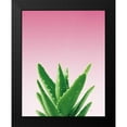thumbnail image 2 of Bradley, Felicity 20x24 Black Modern Framed Museum Art Print Titled - Succulent Simplicity V Pink Ombre Crop, 2 of 5