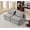 Light Gray, variant on YWEN 2 Seats Modular Loveseat Couches with Pillows & Backrest, Cloud Boneless Couch with Upholstered Cushion, Modern Sleeper Lounge Sofa Chair for Apartment Bedroom Reading Nook, DIY Modular