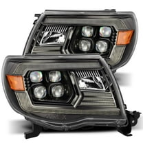 AlphaRex USA 880744 Nova Series LED Projector Headlights - Black Fits select: 2005-2011 TOYOTA TACOMA
